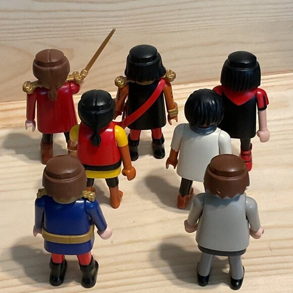 Vintage Playmobil Geobra Pirate & Nobleman Figures Set Of 7 Collectible Toys - Picture 2 of 2